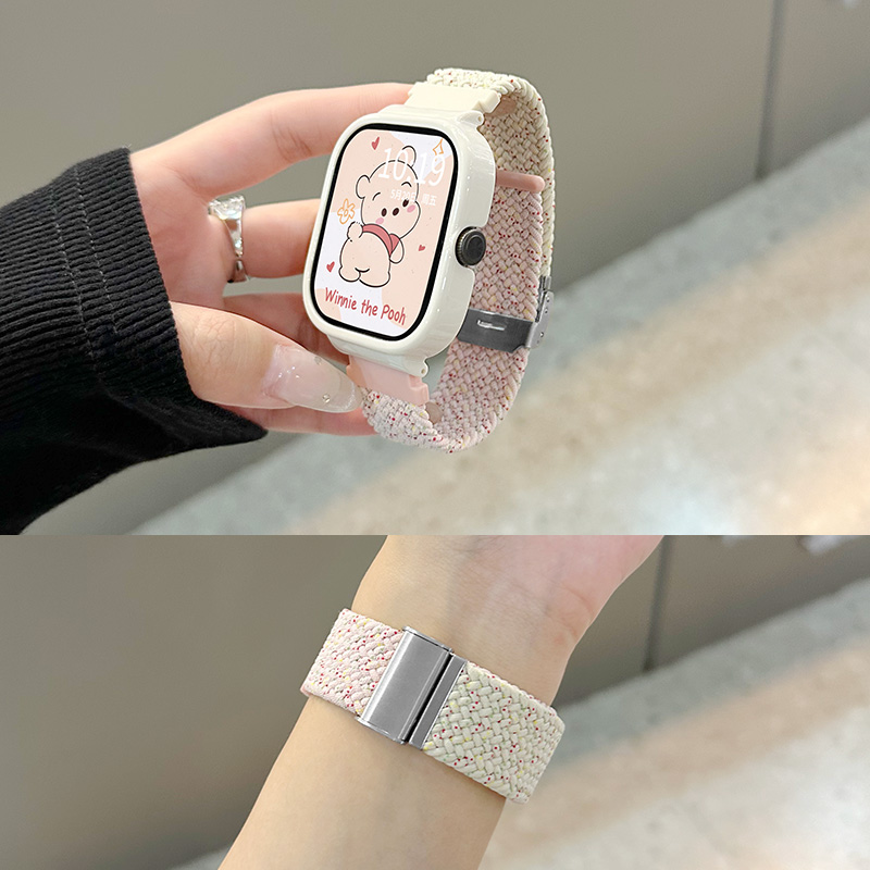适用红米watch5表带编织撞色腕带redmiwatch5手表4智能3运动2可调节1卡扣新款男女高级替换带保护壳云顶创想 - 图0