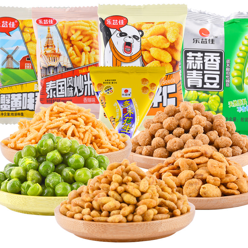 休闲炒货大礼包多味瓜子仁青豌豆 乐益佳豆类制品