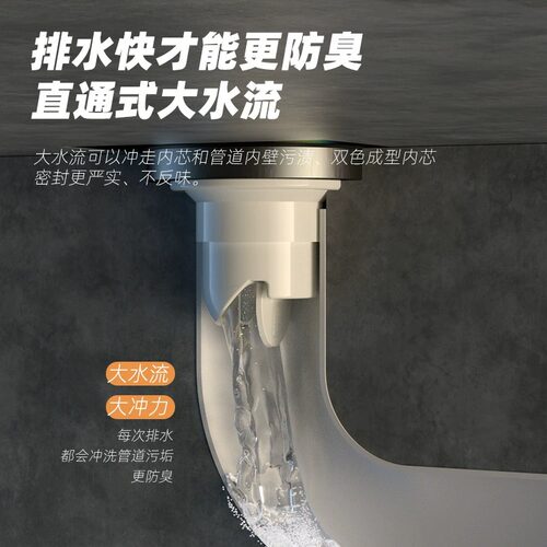 金案防臭地漏卫生间通用防臭盖下水道防返臭神器二合一下水洗衣机 - 图0