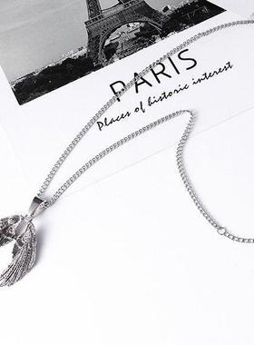 嘻哈街舞学生情侣生日礼物饰品潮男女潮品天使恶魔翅膀项链子