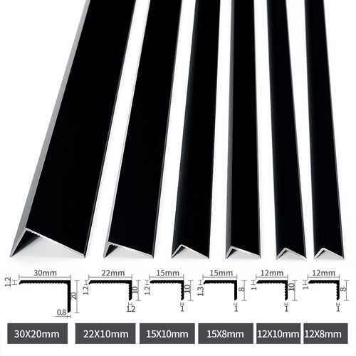 L型收边条铝合金7字收口条木地板压条金属直角装饰线条压边条瓷砖 - 图2