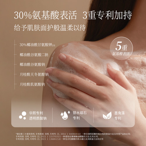 【绿雾橘林】roopy润培氨基酸沐浴露持久留香倍润果酸沐浴乳正品 - 图1