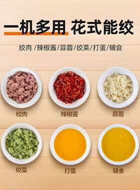 美的布谷绞肉机家用多功能电动全自动绞馅机碎菜机搅肉BG-BL41GS