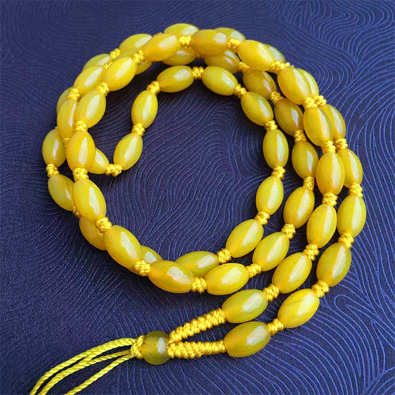 天然黄玛瑙米珠项链绳黄金蜜蜡水晶黄龙玉挂件配绳男女玛瑙吊坠绳,淘宝优惠券,粉丝福利购,淘宝优惠卷