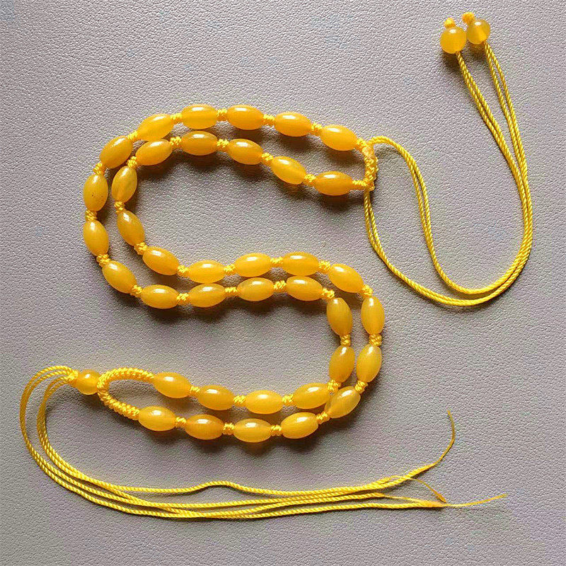 天然黄玛瑙米珠项链绳黄金蜜蜡水晶黄龙玉挂件配绳男女玛瑙吊坠绳,淘宝优惠券,粉丝福利购,淘宝优惠卷