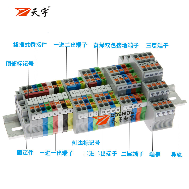 UK3N端子ZB5标记条 ST2.5 PT2.5弹簧端子标识号 定制特殊字母数字 - 图3