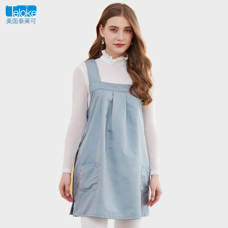 正品怀孕期女上班族电脑穿防辐射服 泰莱可防辐射裙