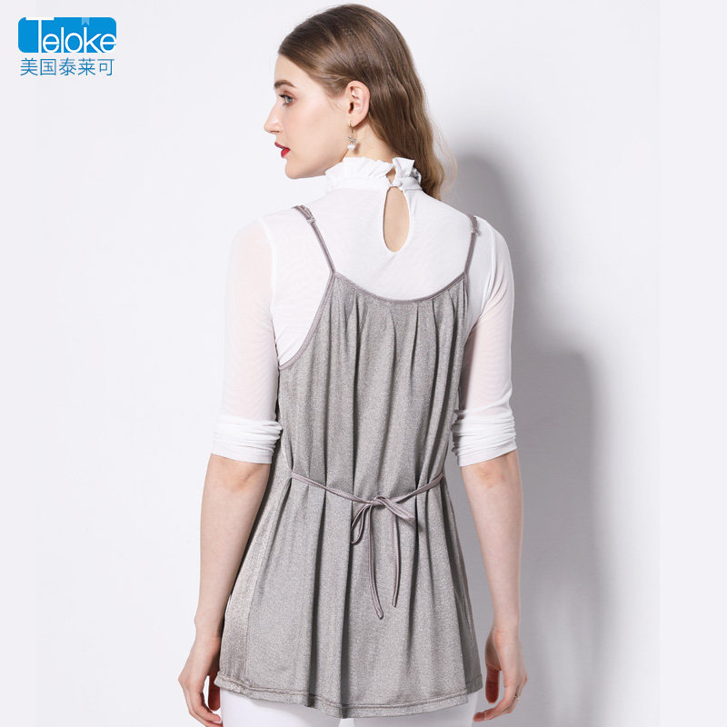 美国teloke泰莱可怀孕上班防辐射服 泰莱可防辐射裙