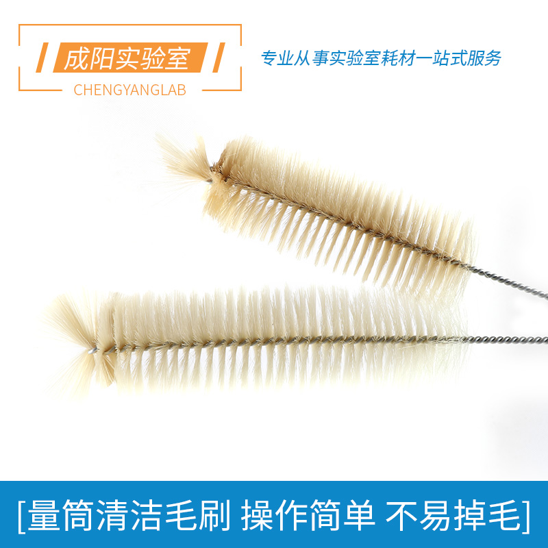 量筒刷玻璃毛刷不易掉毛耐用塑料量杯刷5 10 25 50 100 250 500 1000 2000ML实验室化玻耗材 - 图1