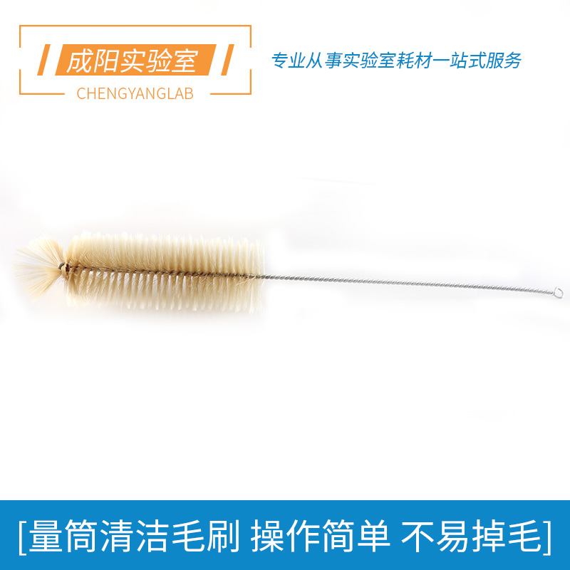 量筒刷玻璃毛刷不易掉毛耐用塑料量杯刷5 10 25 50 100 250 500 1000 2000ML实验室化玻耗材 - 图2