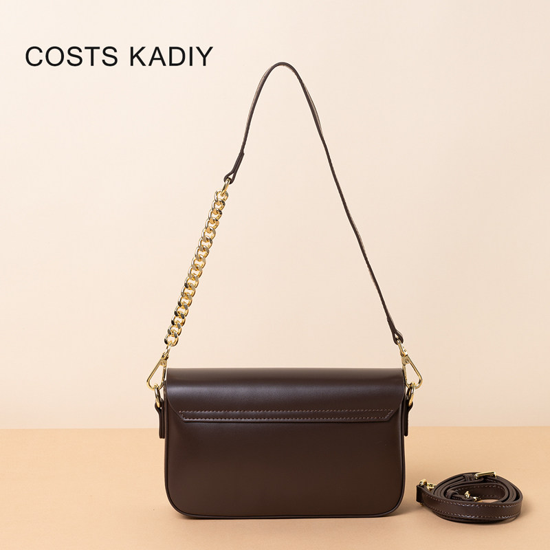 COSTS KADIY真皮小方包2025新款单肩斜挎包高级感时尚简约腋下包,淘宝优惠券,粉丝福利购,淘宝优惠卷