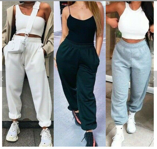 Loose Women Casual Sweatpants Ladies Tracksuit Jogger Dance - 图1