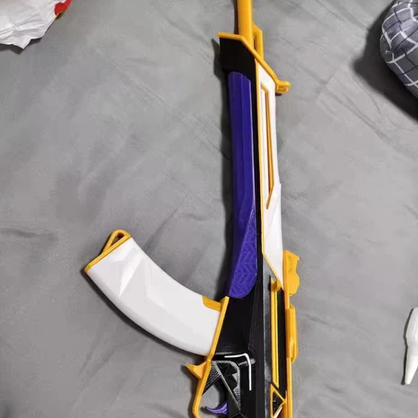 瓦罗兰特无畏契约狂徒模型道具cosplay紫金狂潮模型枪现货 - 图2