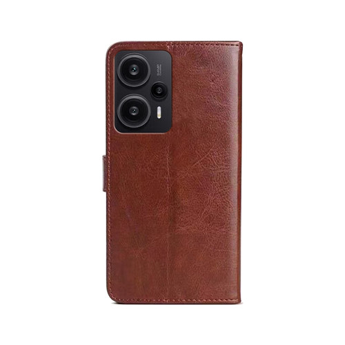 适用红米note12turbo手机壳Redmi Note12Turbo翻盖式皮套23049RAD8C全包防摔硅胶软保护套男女款简约插卡外壳 - 图0