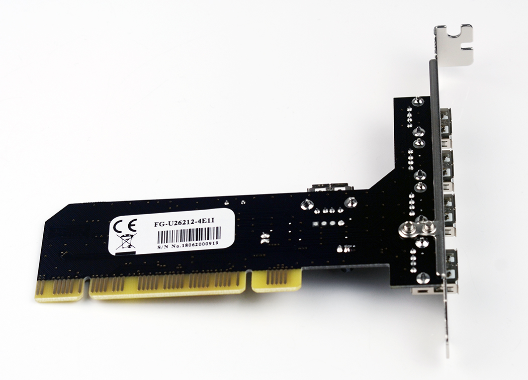 SYBA FG-U26212-4E1I PCI转USB解决新主板不认键鼠PCI USB2.0 4+1 - 图2