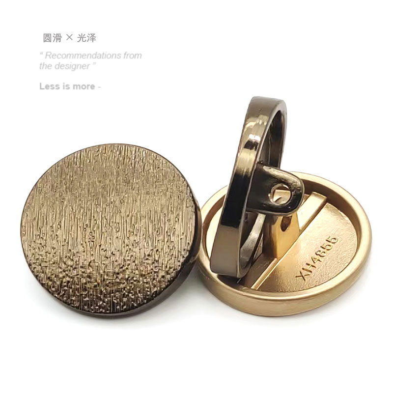 金属纽扣高档上衣女大衣外套扣子西装男圆毛衣毛呢风衣羊绒扣袖扣 - 图1