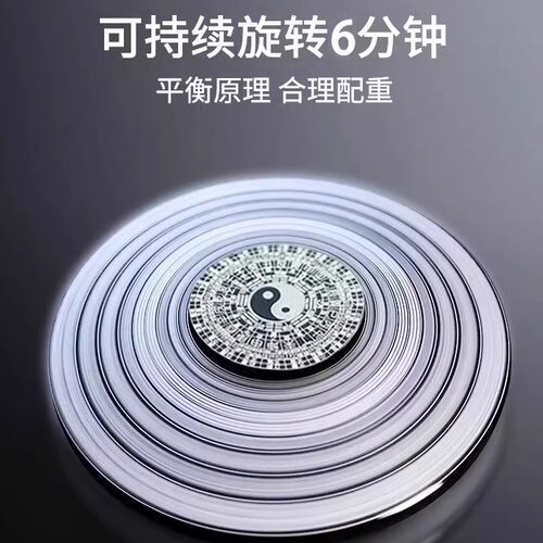 2025年新款太极八卦罗盘指尖陀螺解压神器减压玩具高级版EDC周易 - 图2