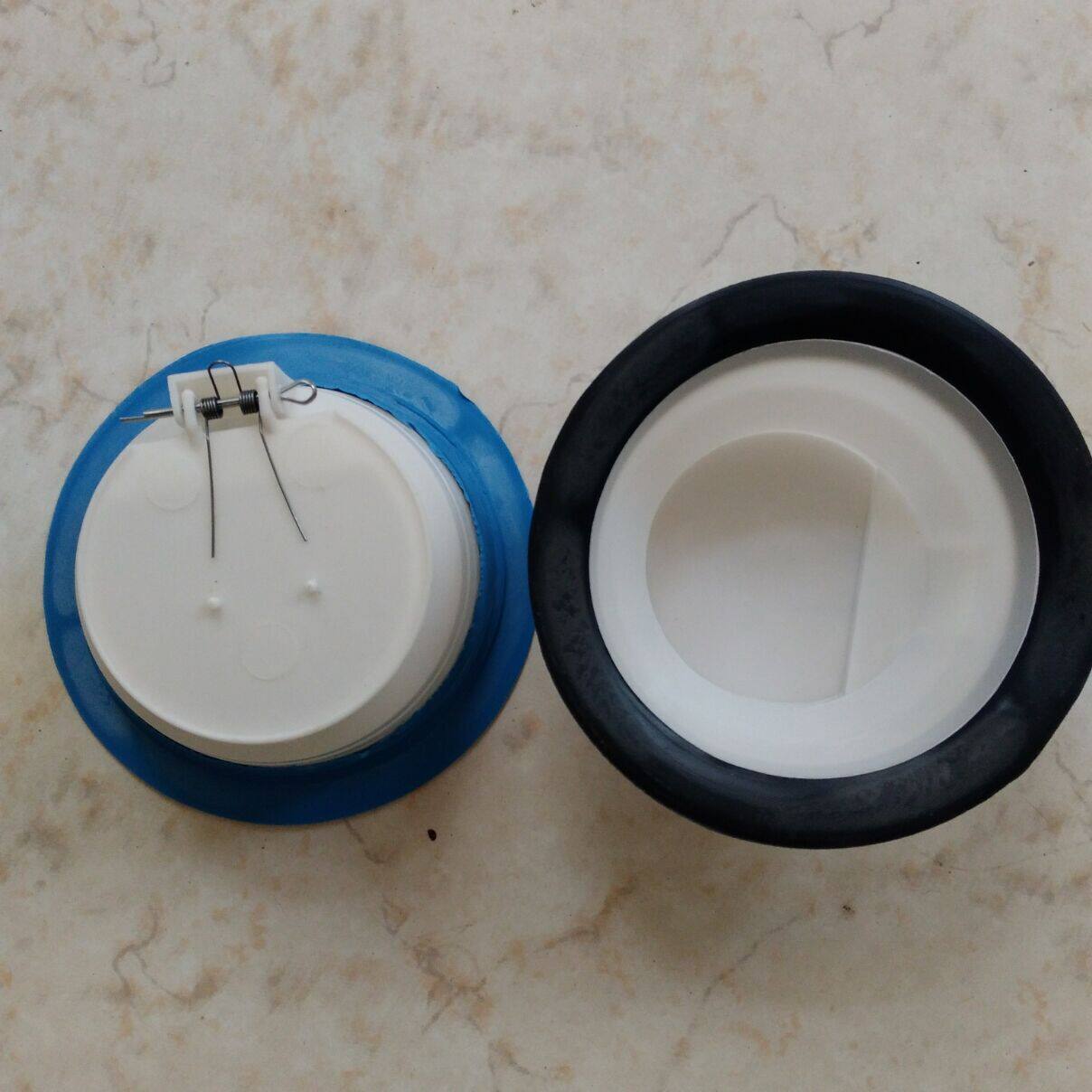 厕所蹲厕蹲便器大便池全自动堵臭器防臭器堵臭弧形软边密封性更好