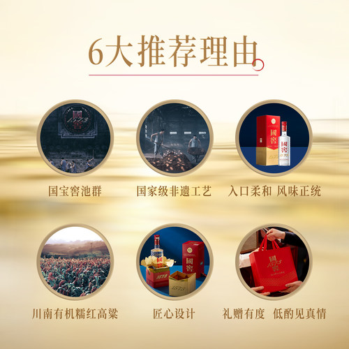 【38度双支】国窖1573 38度500ml*2瓶低度 浓香型白酒  过节送礼 - 图2
