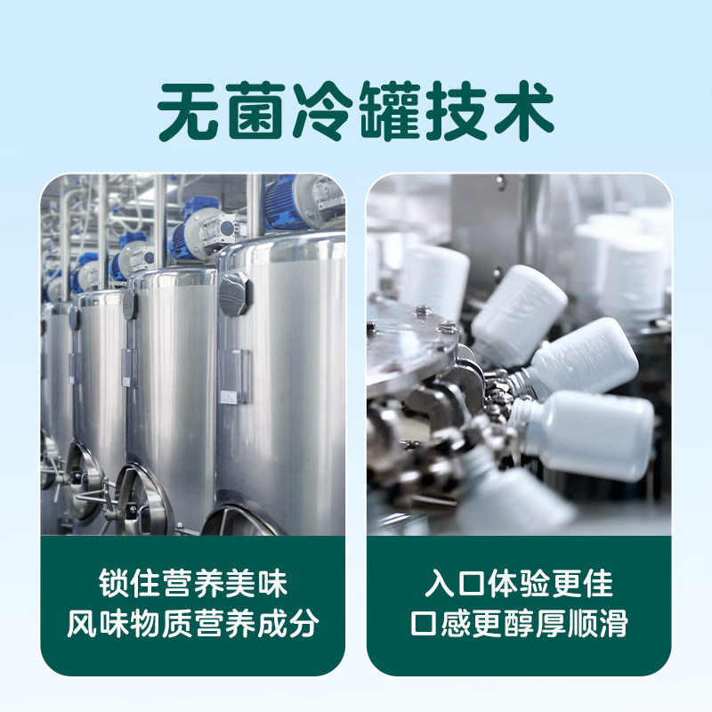 圣牧源选有机纯牛奶全脂灭菌乳PET装200mL×6瓶