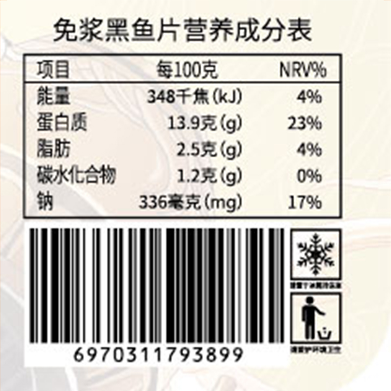 免浆黑鱼片生新鲜酸菜鱼半成品黑鱼火锅水煮预制菜商用冷冻乌鱼片 - 图1