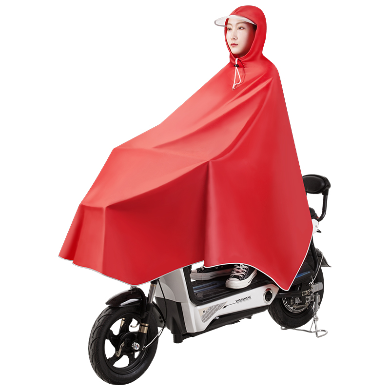自行车雨衣单人电瓶摩托车成人防水骑行加大加厚男女士电动车雨披