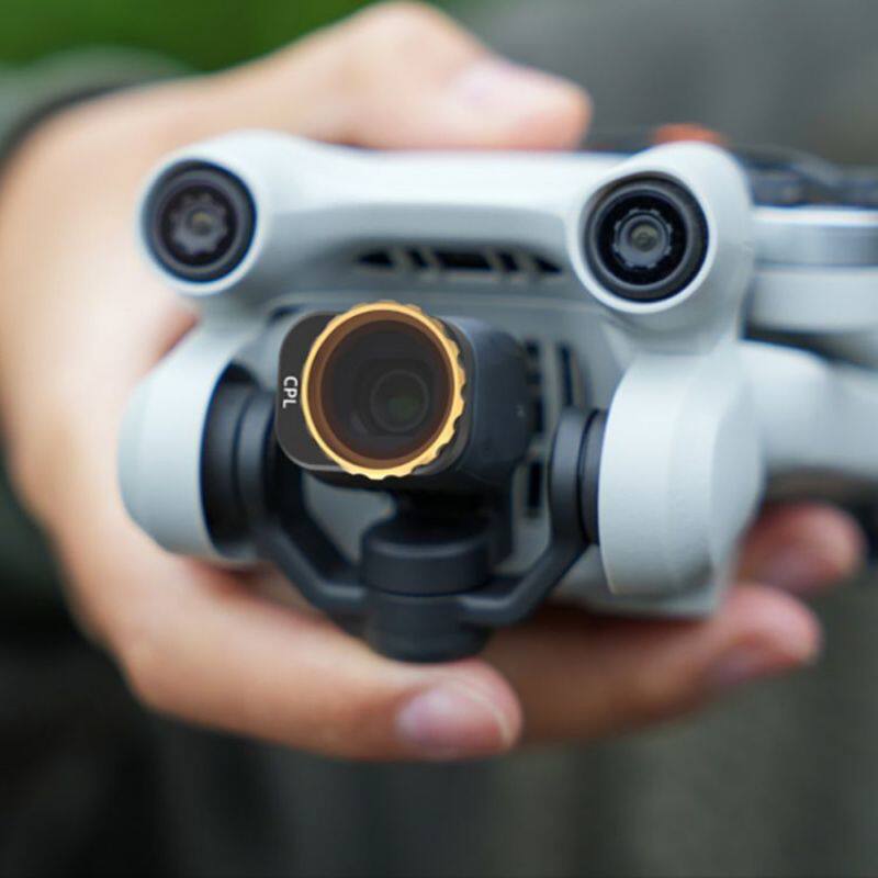 适用于mini3pro滤镜大疆dj无人机nd减光镜uv保护可调cpl偏振镜