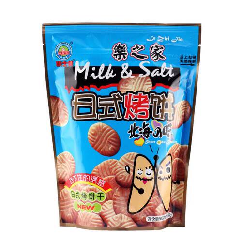 积士佳乐之家花生饼干200g香辣南乳海苔味休闲怀旧零食特价包邮 - 图2