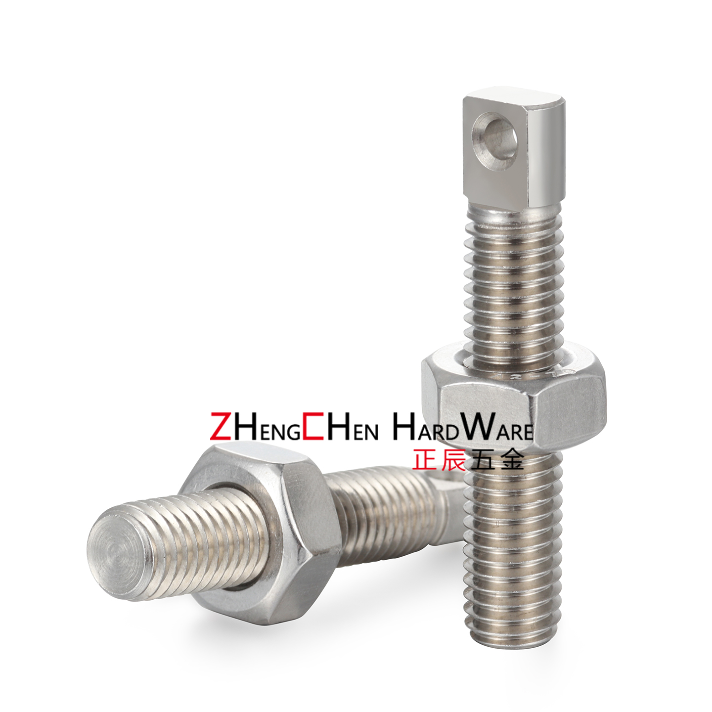 FFE11两平面颈部全螺纹型304弹簧用支柱SAIPOZ3/4/5/6-10/15/20 - 图0