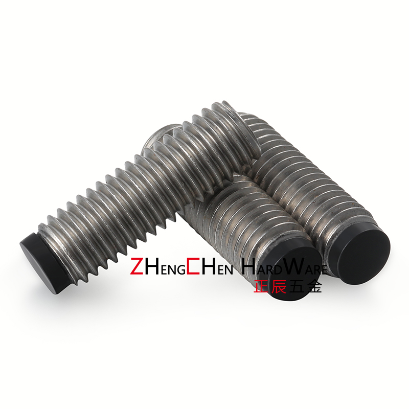 TDA21防滑胶头止动螺栓 软胶型缓冲动紧定螺丝替代SBCTS8-10 - 图2