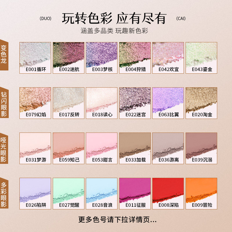 千妍单色眼影盘自组彩妆腮红高光修容哑光珠光日常淡妆眉粉DIY,淘宝优惠券,粉丝福利购,淘宝优惠卷