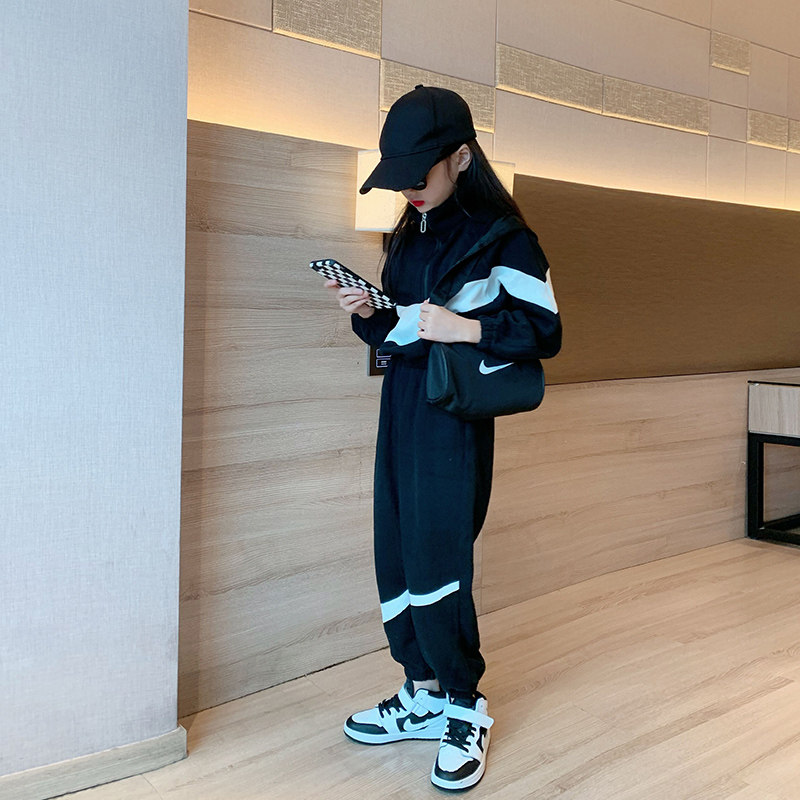 女童装春装2022新款洋气大童春秋款 子瑞巴巴套装