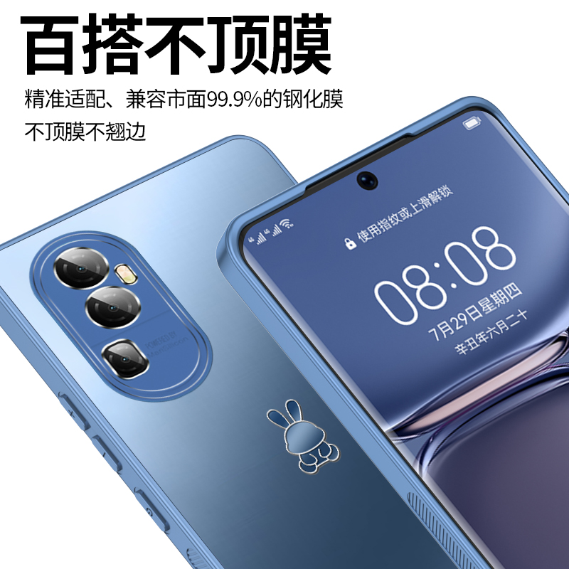 适用OPPOReno10手机壳新款reno11高端防摔9pro+哑光磨砂reno8镜头全包7pro女reno5k外壳6高级感男findx6pro套 - 图3