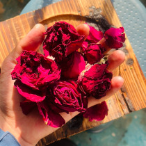 Plateau ink red rose petals Yunnan ink red rose dry when dry season freeze-dried rose to dry edible rose flowers