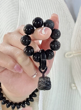 小红薯爆款手捻女生文玩盘玩手串绕指柔指尖跑环串珠手持醒狮吊坠