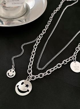 儿童项链小男孩美式潮酷装饰高级感男童走秀穿搭女童嘻哈街舞配饰