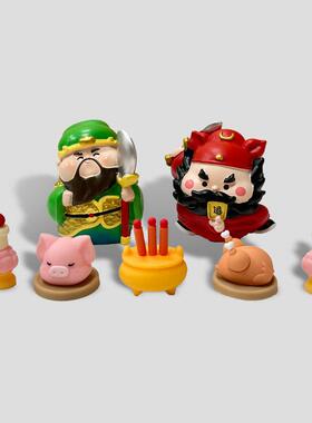 2026关公钟 钟馗摆件职场防小人物件办公室桌面玄学好物工位稳定