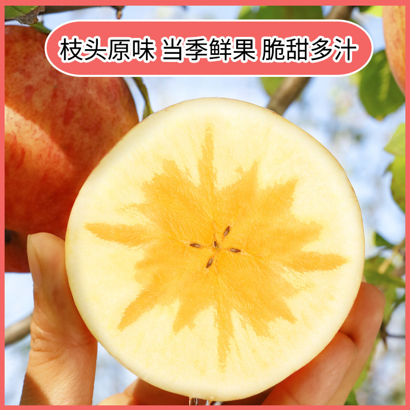 新疆阿克苏冰糖心苹果正品直发新鲜水果礼盒当季10斤旗舰店丑苹果,淘宝优惠券,粉丝福利购,淘宝优惠卷