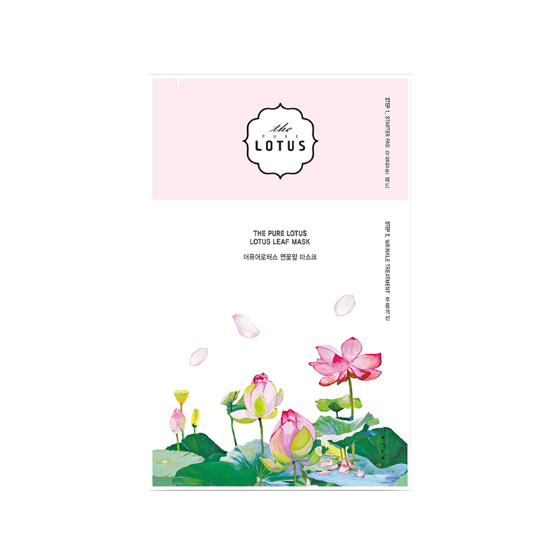 The Pure Lotus韩国济州莲叶抚纹护理面膜提拉紧致补水 The Pure Lotus韩国济州莲叶抚纹护理面膜提拉紧致补水
