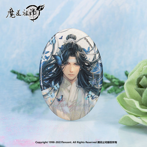 南漫社正版 魔道祖师动画周边 2024蓝忘机生贺系列立牌徽章签名板 - 图2
