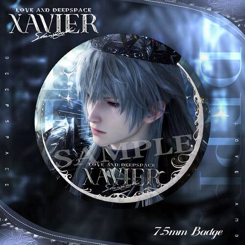 恋与深空暗蚀国王沈星回75mm双闪徽章吧唧谷子动漫周边游戏 - 图0