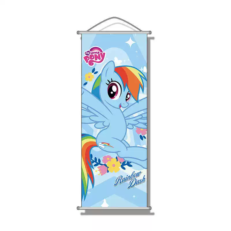 Настенный свиток-постер (My Little Pony) Rainbow Dash, Pinkie Pie, Rarity — мини-декор