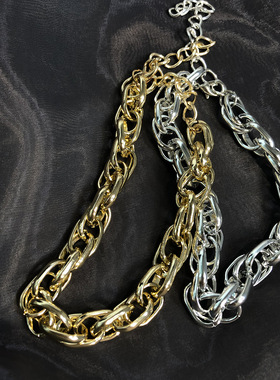 欧美跨境饰品个性嘻哈朋克粗链多