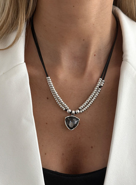 欧美跨境嘻哈ins风几何亚克力黑