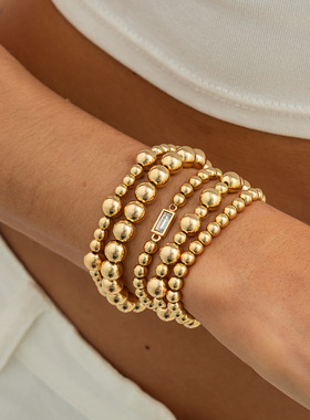 欧美跨境嘻哈朋克CCB串珠手链套