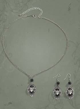 欧美跨境饰品万圣节动物黑宝石暗