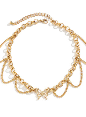 欧美跨境饰品小众设计甜酷蝴蝶吊