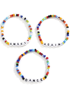 欧美跨境饰品波西米亚彩色米珠手