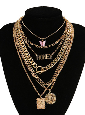 欧美跨境时尚饰品个性简约OT扣多