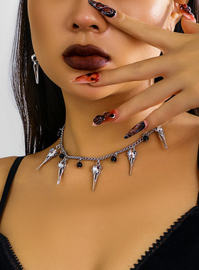 欧美跨境饰品万圣节暗黑金属嘻哈